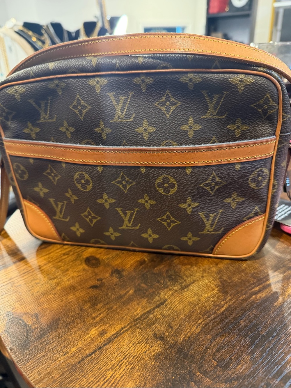 Authentic Louis Vuitton Monogram Crossbody Bag
